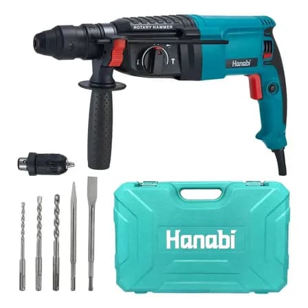 Foto de Martelete Perfurador 1300w Profissional Sds Com Maleta 26mm Azul-petróleo 60