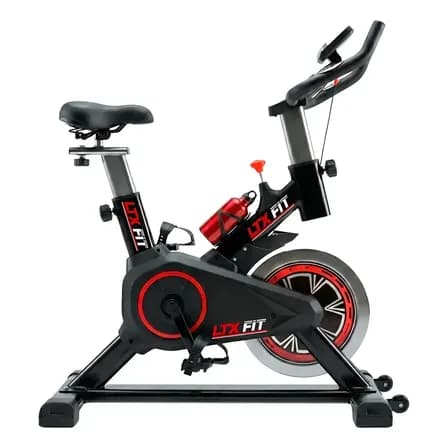 Foto de Bicicleta Spinning LTX Fit LT311S Preto 100kg Aço Carbono + Squeeze