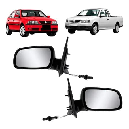 Foto de Par Retrovisor Saveiro Gol  G3 G4 99 Ate 2012 C Controle 4p