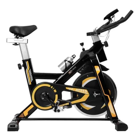 Foto de Bicicleta Spinning Com Roda De Inércia De 13kg Wct Fitness Cor Preto