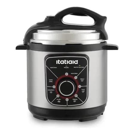 Foto de Panela de pressão essencial inox itatiaia 5l 900w