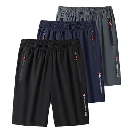 Foto de Kit 3 Bermudas Dry Fit De Alto Padrão Para Academia