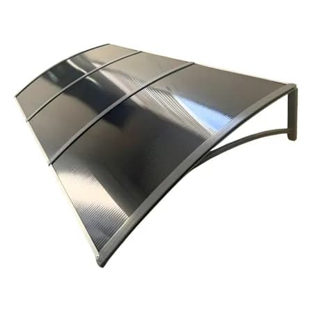 Foto de Toldo Policarbonato Modular 200x70 Cm Cobertura Porta Janela