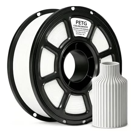 Foto de Filamento Petg 1,75mm 1kg Para Impressora 3d Branco Ou Preto