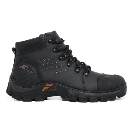 Foto de Bota Masculina Bico Pvc Coturno Trabalho Botina Segurança