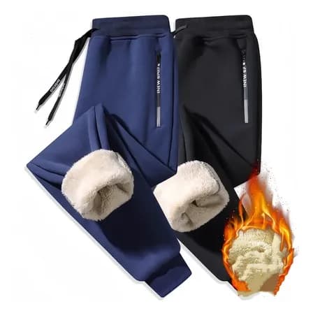 Foto de Calça Moletom De Lã Grossa - Pronta Entrega